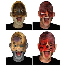 HALF FACE HALLOWEEN MASK LATEX
