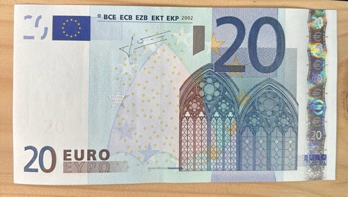 2002 uncirculated euro bank - 20,