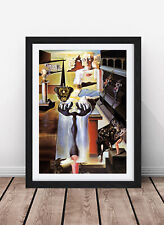 Salvador Dali Invisible Man Framed Print Wall Art Picture A1 A2 A3 Size