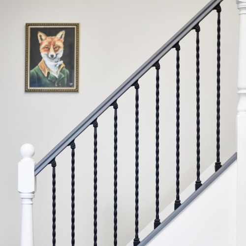 Deluxe spiral metal stair - spiral,