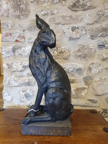 47cm rustic hare home - 47cm,