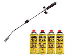 Gas Burner Blaster Weed Wand Blowtorch Garden Torch Weeds Killer & Gas Refills