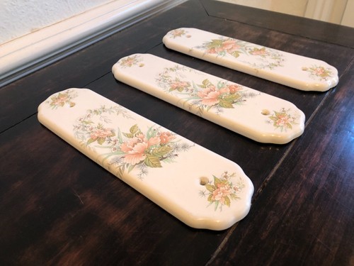 Four ceramic door finger plate - four,