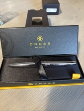Cross ATX Chrome Ballpoint Pen Black Ink, In Gift Box, Perfect Gift