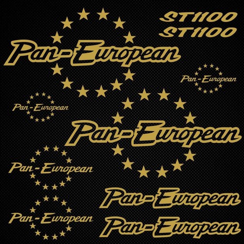 Pan european decals 1100 - pan, st