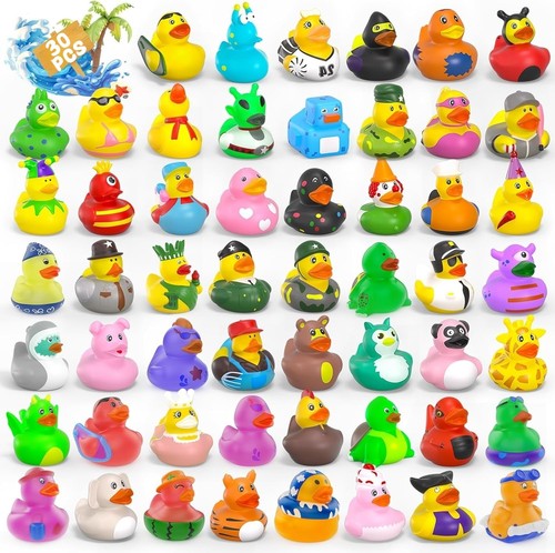30pcs rubber ducks random - 30pcs,