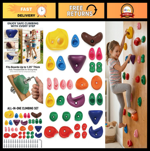 Pcs rock climbing holds for - climbing,