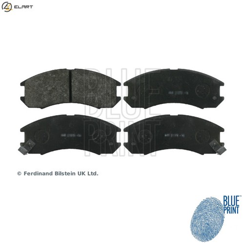 Brake pad set disc - set,