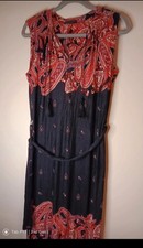 Wallis Size 16 BLACK Paisley