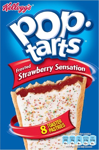 Kelloggs pop tarts strawberry - tarts,