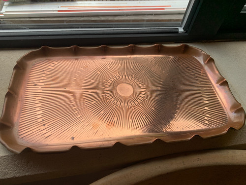 Art deco repoussee copper - art,