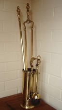 Brass Victorian Companion Set