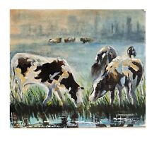 Cows In The Morning Mist