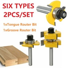 2Pcs Tongue & Groove Router