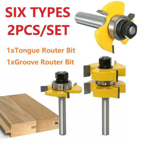 2pcs tongue groove router - tongue, &