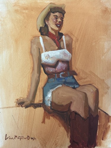 Original painting female woman - painting,