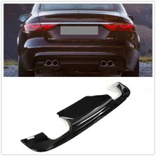 1Pc Rear Bumper Diffuser Lip Body kit For Jaguar XF Sedan 2016-2018 Quad Out New