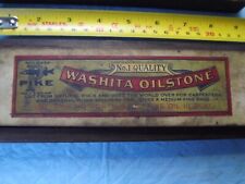 Vintage Washita No 1 Sharpening Stone Oil Stone Natural