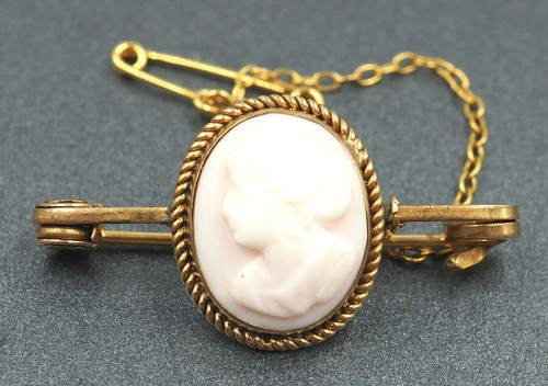 Vintage shell cameo - vintage,