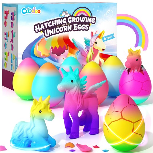 Unicorn hatching rainbow eggs - unicorn,
