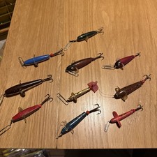 10 Vintage hand painted Devon