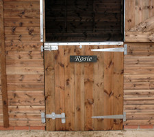 Customised Slate Stable Door Horses Name Plaque Sign Signs plate 8"x2"