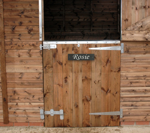Stable door slate customised - stable,