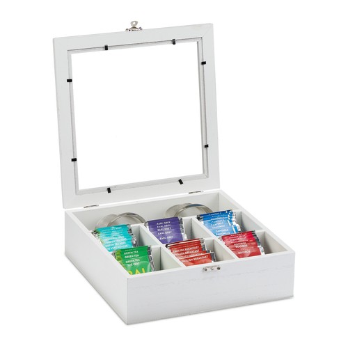 Tea box compartments - 7, wooden