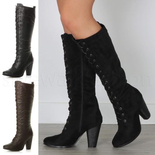 Womens ladies lace - , up