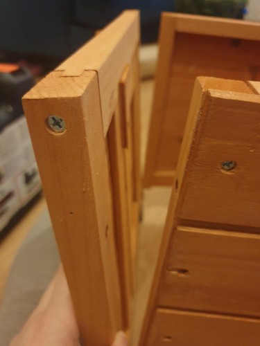 Modern wooden rabbit - wooden, hutch