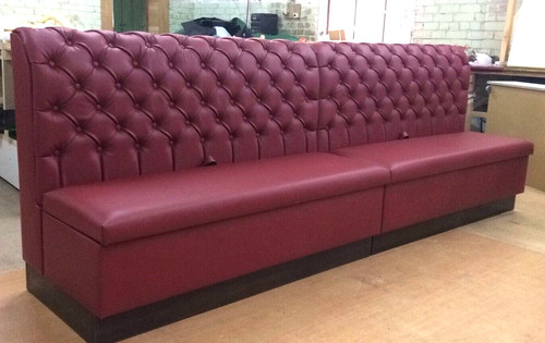 Chesterfield bench booth - chesterfield, bench,