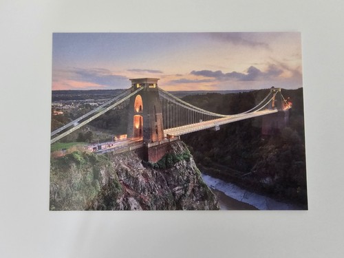 New postcard dusk over - new, the