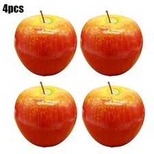 4Pcs Artificial Apples Fake