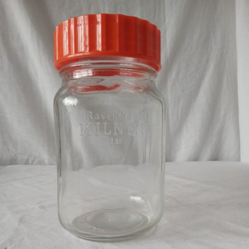 Vtg ravenhead kilner - glass, lid