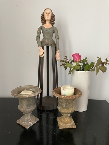 Antique santos cage doll - antique,