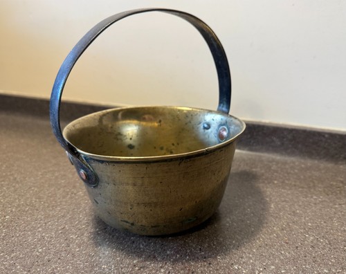Small vintage brass boiling - small,