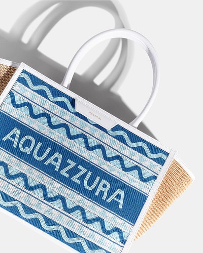 Aquazzura beaded raffia and - beaded,
