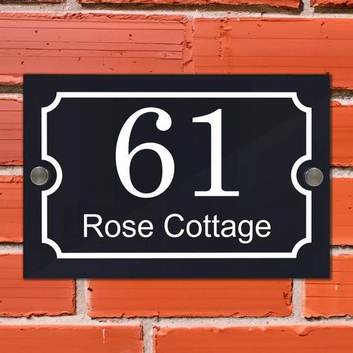 Slate house sign rustic - slate,
