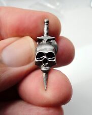 Pre-Owned Sniper Skull Sword Army Combat pin badge Gamer Military Forces