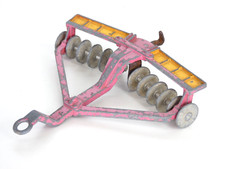 DISC HARROW DINKY 322 MECCANO VINTAGE Farm Toy Plough