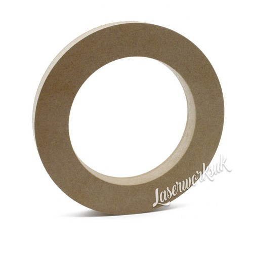 Mdf craft doughnut rings 18mm - craft,