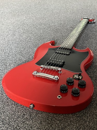 Epiphone guitar red 1999 - guitar,