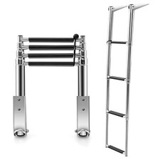 4-step Telescoping Boat Ladder