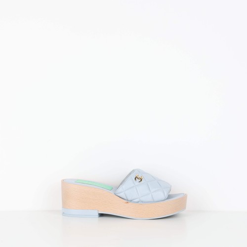 Chanel blue shoes - blue, shoes,