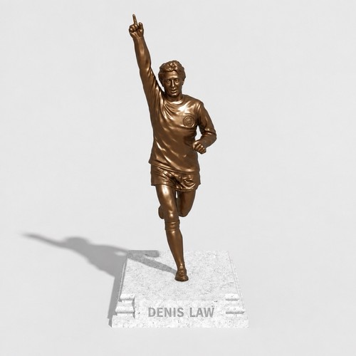 Denis law statue - denis,
