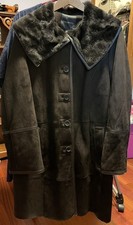 Genuine Lambskin Shearling Coat Talbots Womens Size 18 Never Worn
