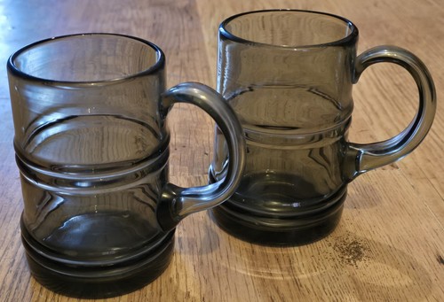 Dartington glass tankards mugs - glass, tankards/mugs