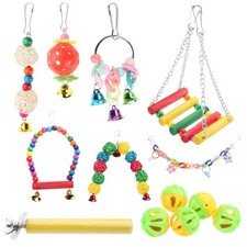 Bird Cage Toy For Finches Parrot Toy Kit Chewing Bird Toy Bird Toy Accessories
