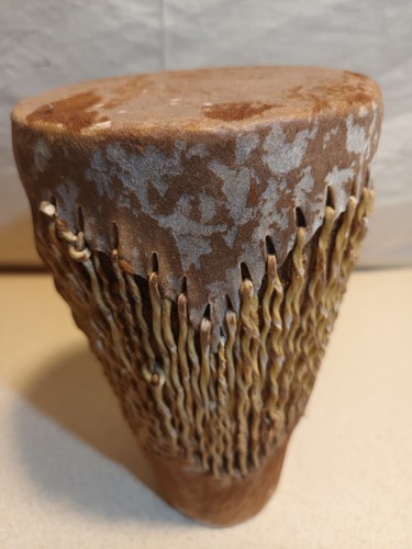 African hand drum goat skin - african,