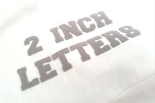 college iron-on heat t shirt